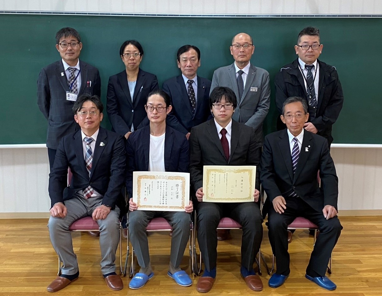 農学ゼミナール修了式・入構式・進級式
