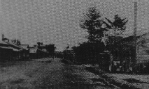 標茶市街大通(昭和初期)の写真